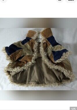 Patch work Boho dog jacket Size Medium by DMC